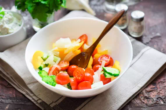 овощной салат рецепт фото 5